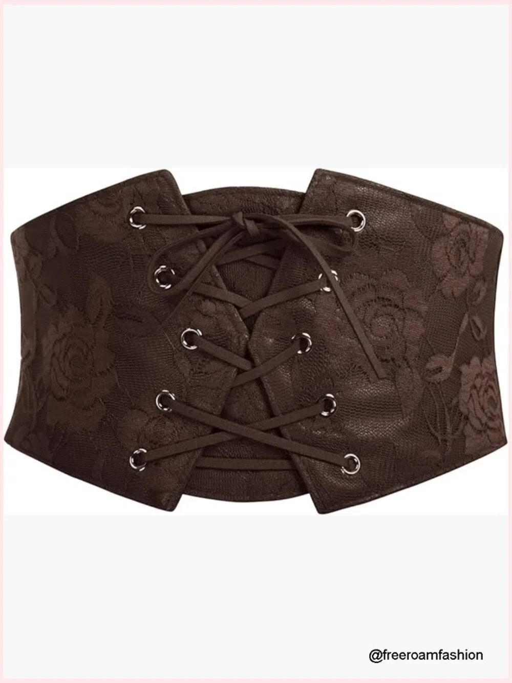 Elastic Stretch Wide Band Waspie Corset Waist Belt Renaissance